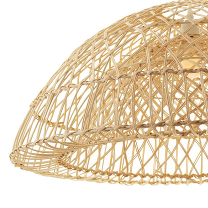 Longport Rattan Pendant - Dome
