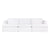 Birkshire Slip Cover Modular Sofa - White Linen Option 3