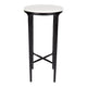 Heston Petite Marble Side Table - Black