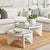 Oasis Rattan Coffee Table - Large White