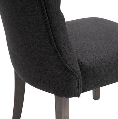 Preston Dining Chair Set of 2  - Charcoal