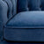 Tuxedo 3 Seater Tufted Sofa - Navy Velvet
