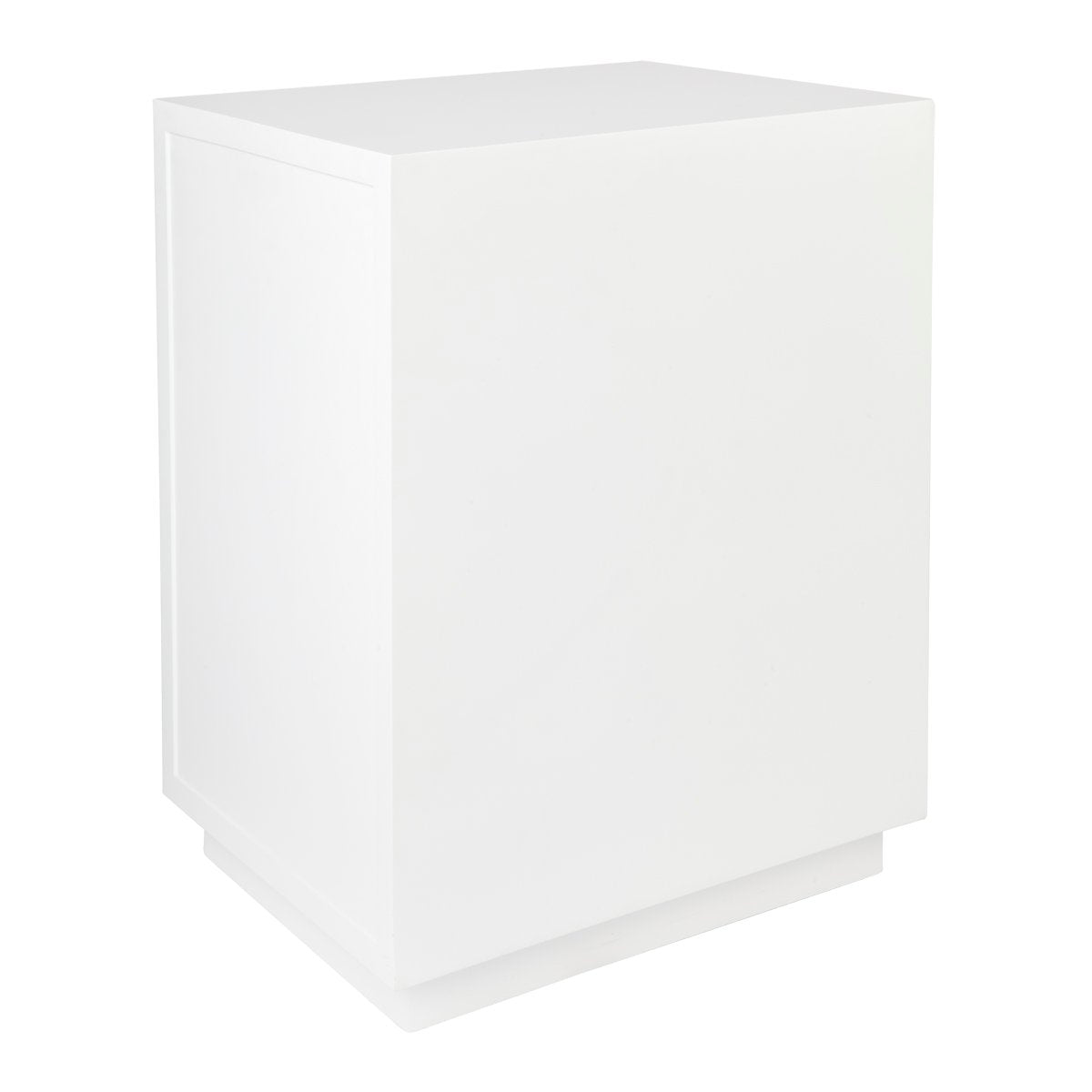 Logan Bedside Table - Small White