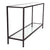 Cocktail Glass Console Table - Large Black