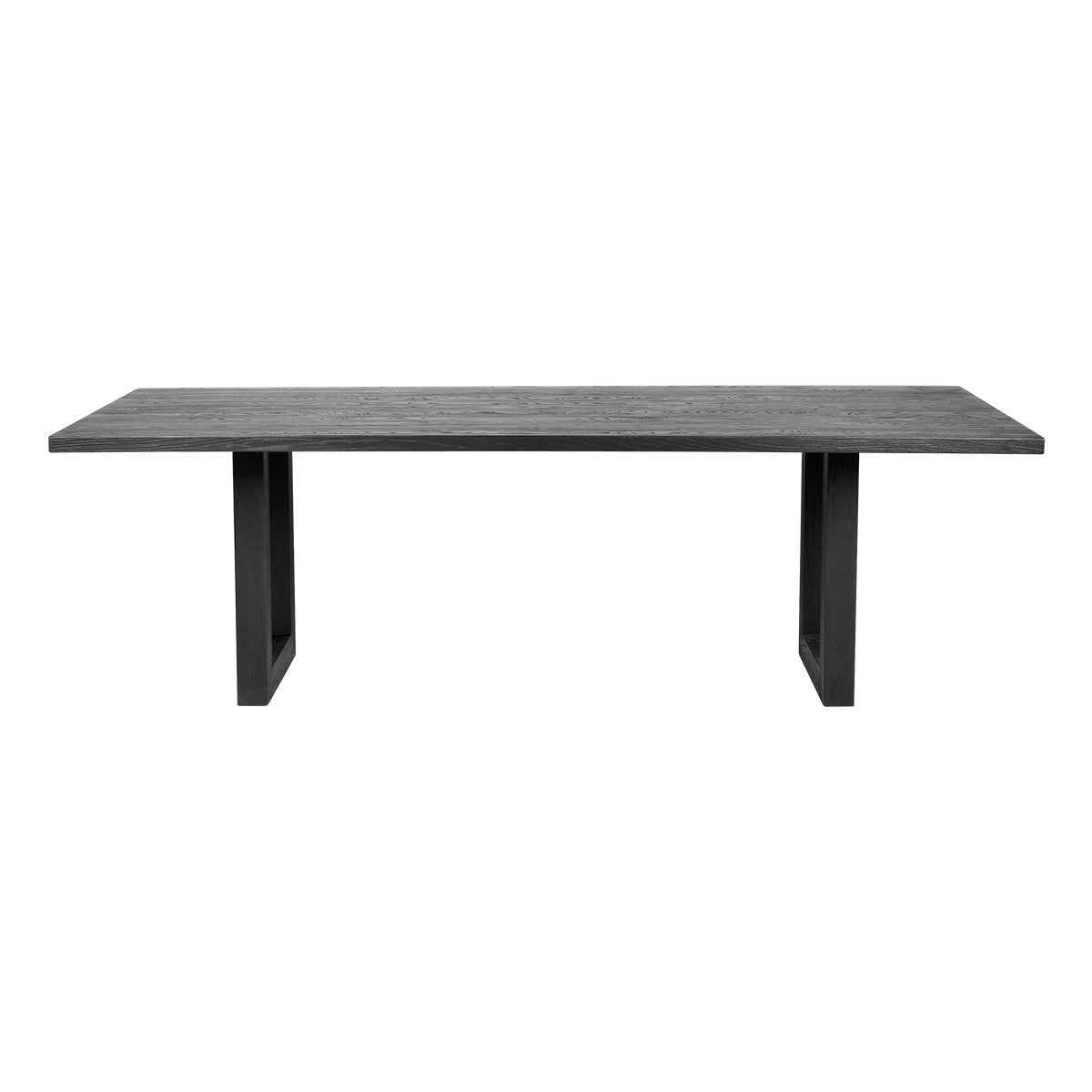 Leeton Oak Dining Table - 2.4m Black