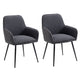 Lula Dining Chair Set of 2  - Charcoal