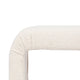 The Curve Bench Ottoman - White Boucle