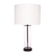 East Side Table Lamp - Black with White Shade
