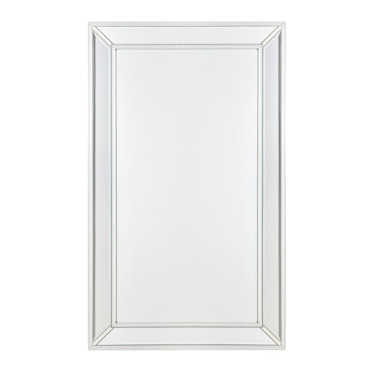 Zeta Wall Mirror - Medium White