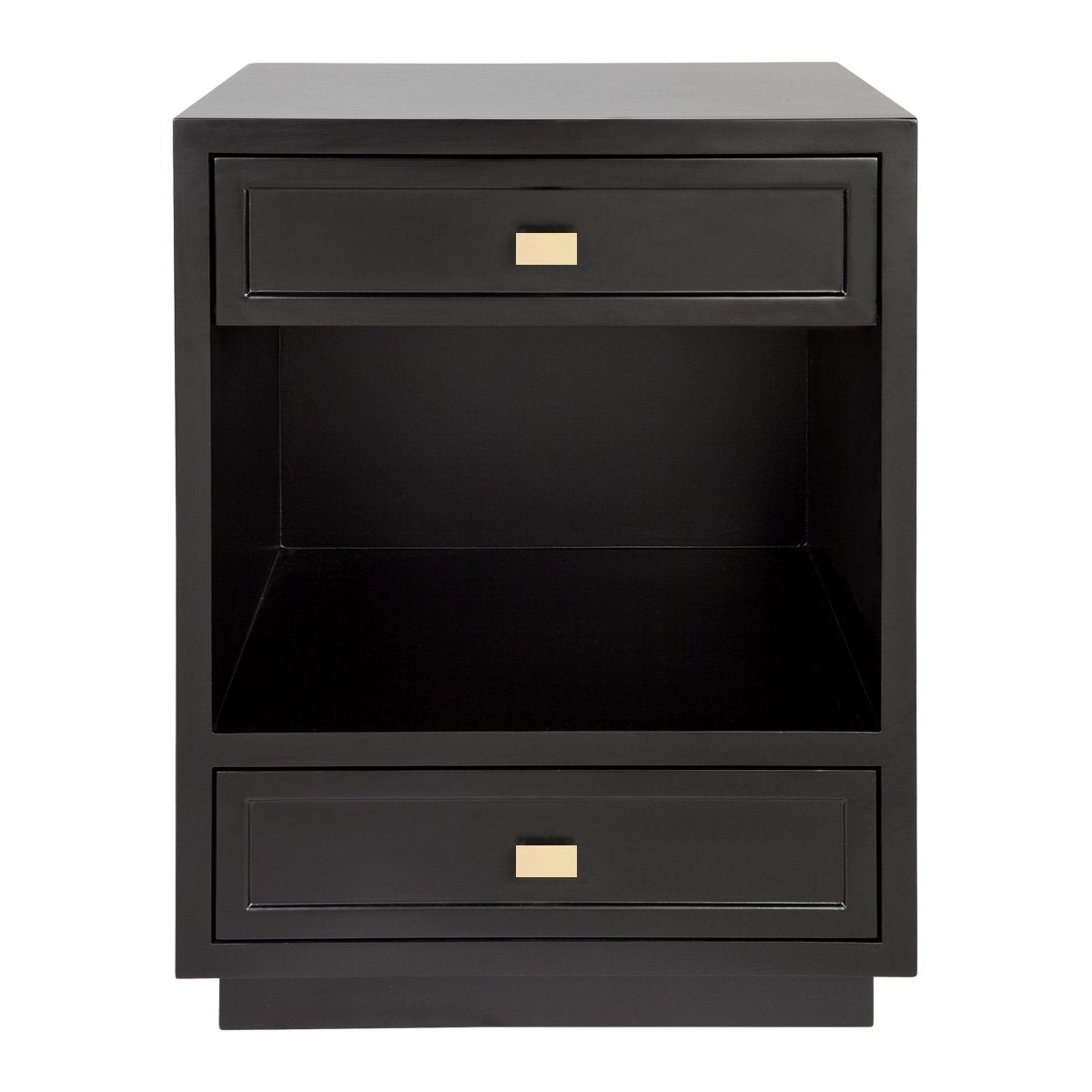 Logan Bedside Table - Small Black