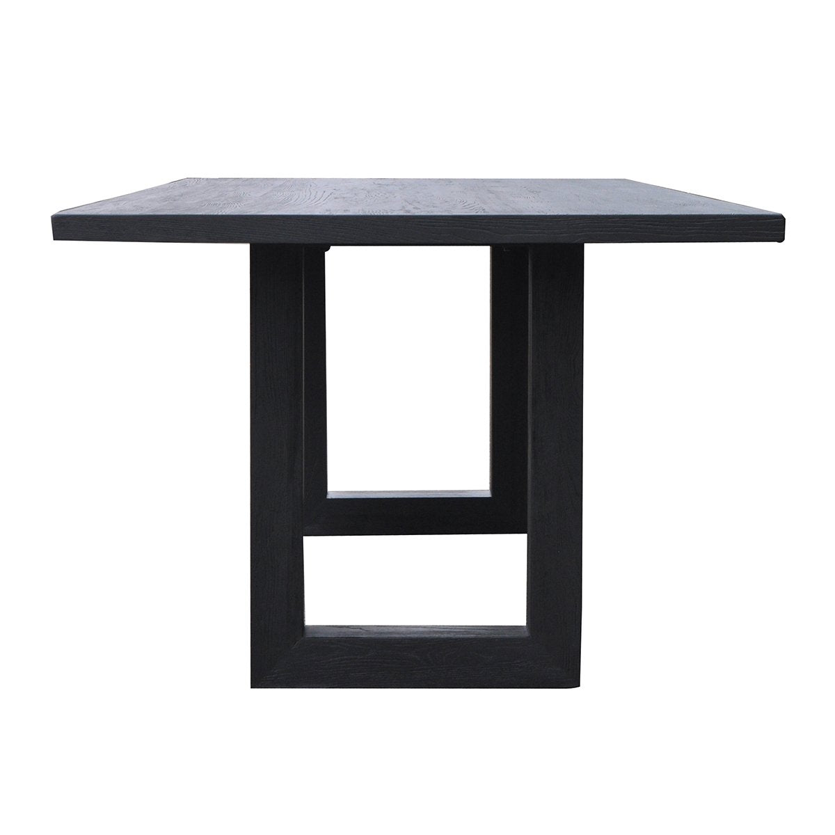Leeton Oak Dining Table - 2.4m Black