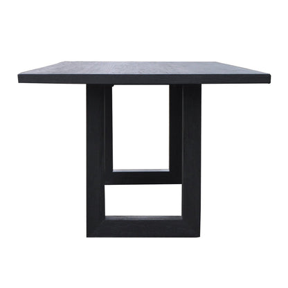 Leeton Oak Dining Table - 2.4m Black