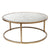 Serene Nesting Coffee Tables - Antique Gold