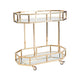 Brooklyn Mirrored Bar Cart - Gold