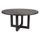 Leeton Round Dining Table - 1.5m Black