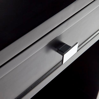 Logan Bedside Table - Small Black