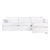 Birkshire Slip Cover Modular Sofa - White Linen Option 6