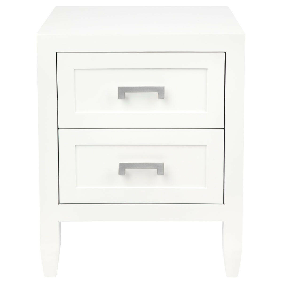 Soloman Bedside Table - Small White