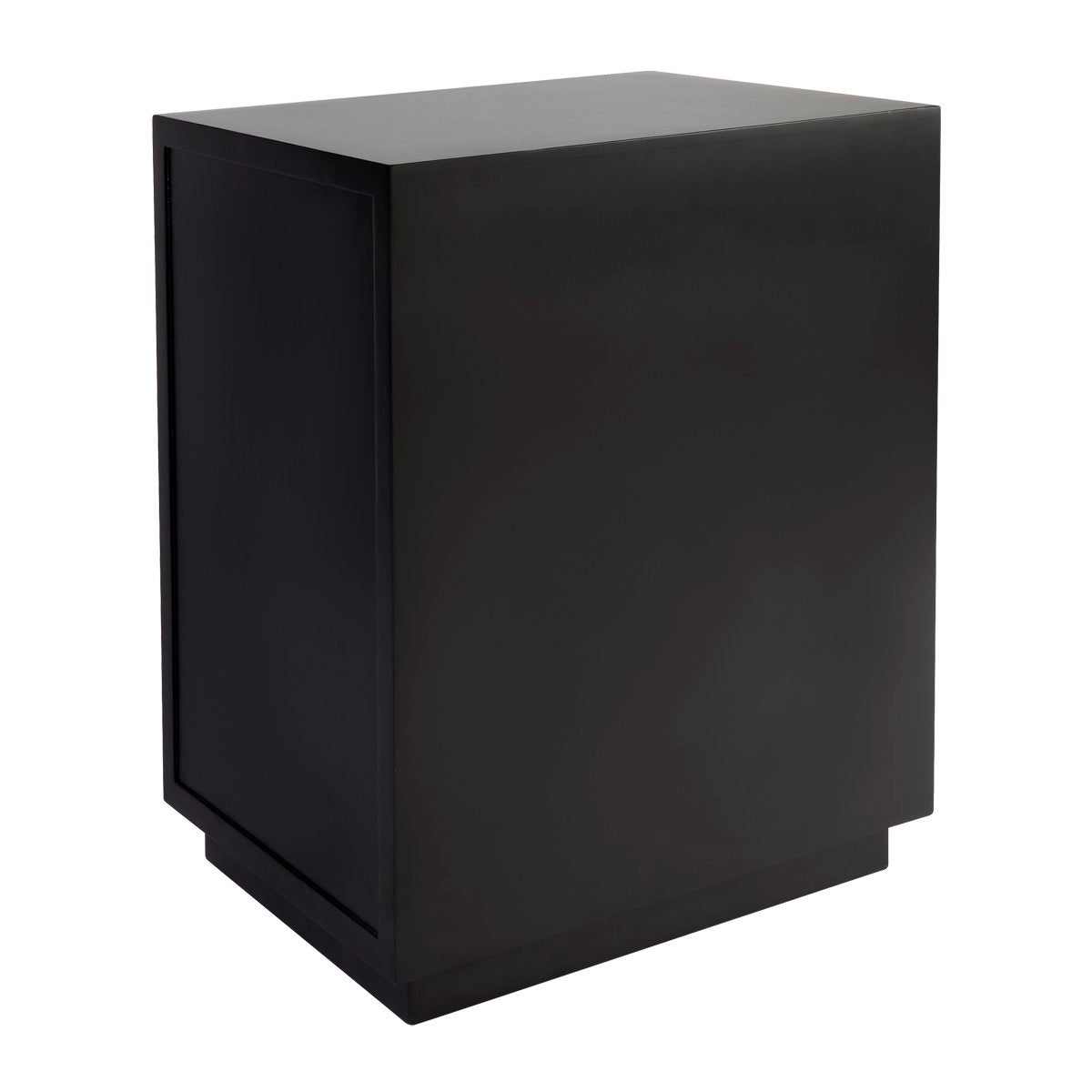 Logan Bedside Table - Small Black