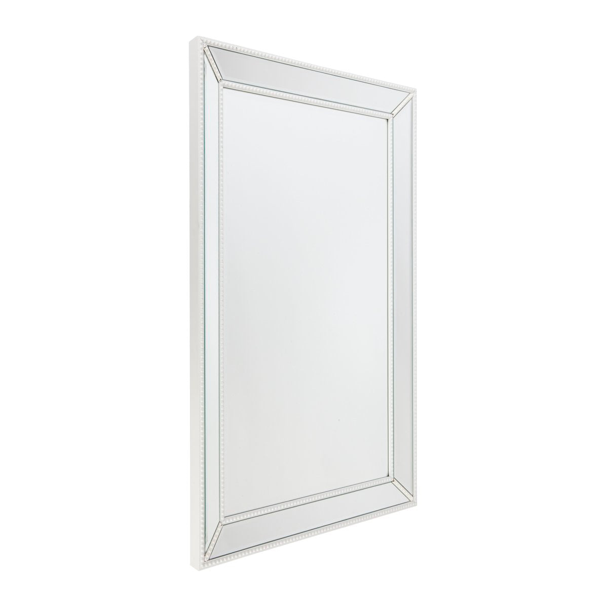 Zeta Wall Mirror - Medium White