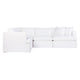 Birkshire Slip Cover Modular Sofa - White Linen Option 2